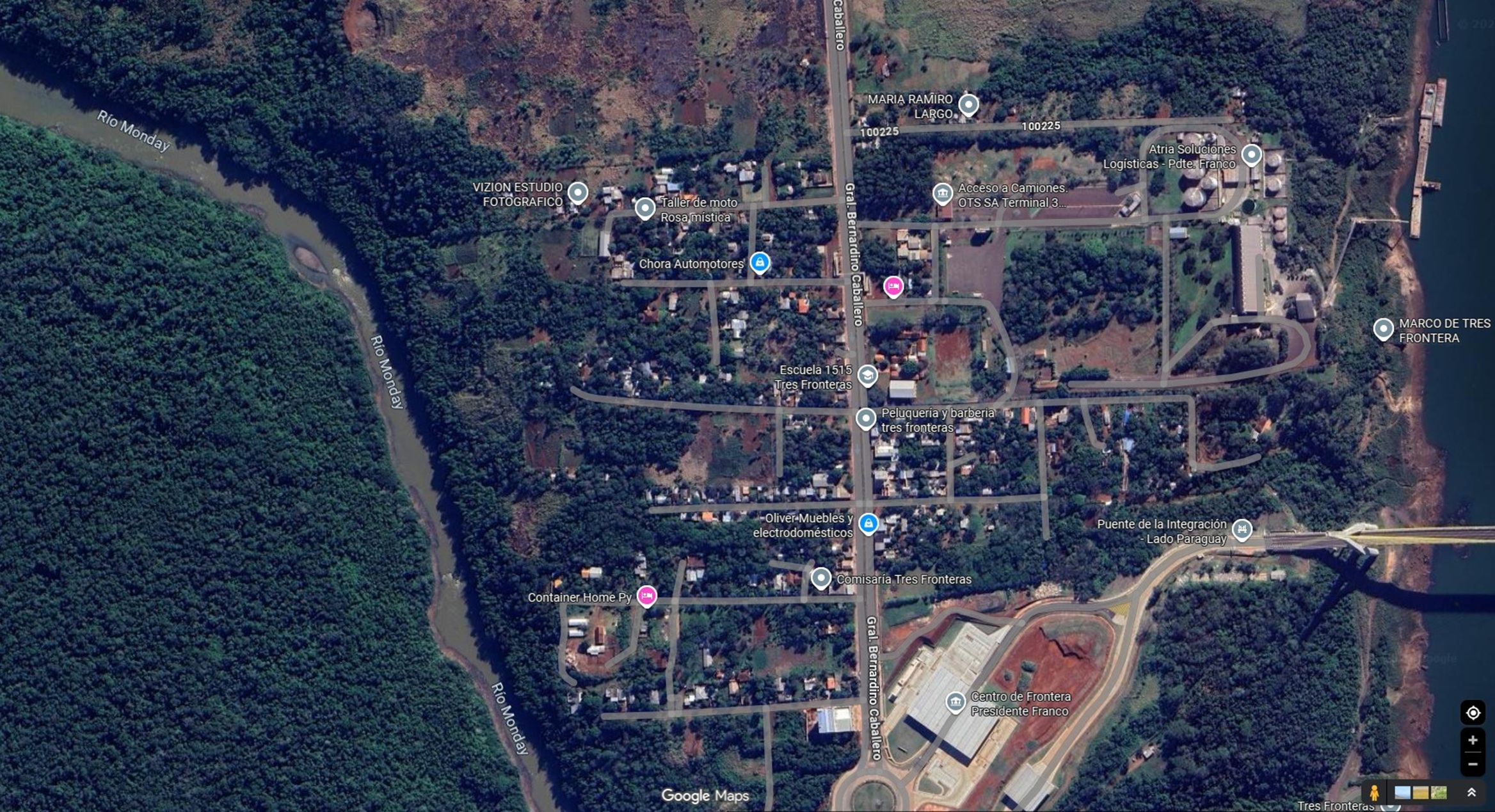 20 Hectáreas en Pte. Franco a 500 metros del puente nuevo